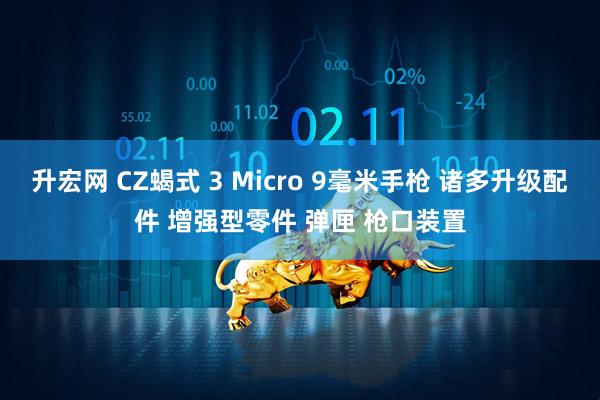 升宏网 CZ蝎式 3 Micro 9毫米手枪 诸多升级配件 增强型零件 弹匣 枪口装置